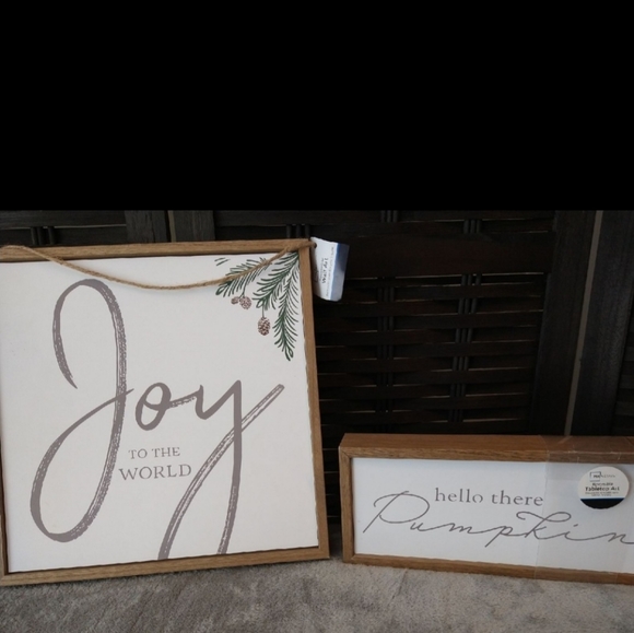 2 Piece Reversible Wall/Table Art Set - Picture 2 of 5